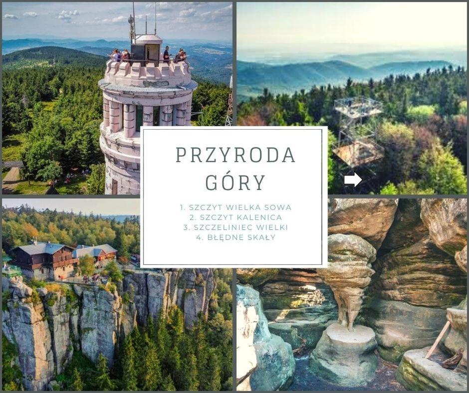 Klimatyczny Apartament Nr 8 Z Widokiem Na Gory Sowie Bielawa  Kültér fotó